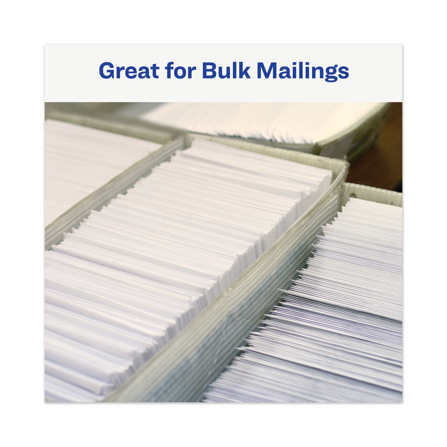 Avery Dot Matrix Printer Mailing Labels, Pin-Fed Printers, 0.94 x 3.5, White, 5,000/Box (4013)