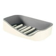 thumbnail image 2 of TISHITA Soap Holders Combo with Innovative Water Drainage System, Layer Soap Organizer for Shower , Grey, 2 2 Pcs, 2 of 7