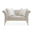 thumbnail image 4 of Michael Amini Yvette Chair and a Half in Porcini Velvet and Champagne Wood Frame, 4 of 15
