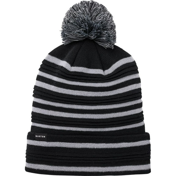 Burton Recycled Ottoman Rib Beanie (True Black)