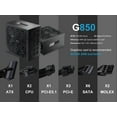 thumbnail image 7 of SAMA G850W ATX 3.1 Power Supply, 850W, Cybenetics Gold Standards, PCIe 5.1 Ready, Full Modular, Japanese Capacitors, FDB Fan, Black Version, 7 of 7