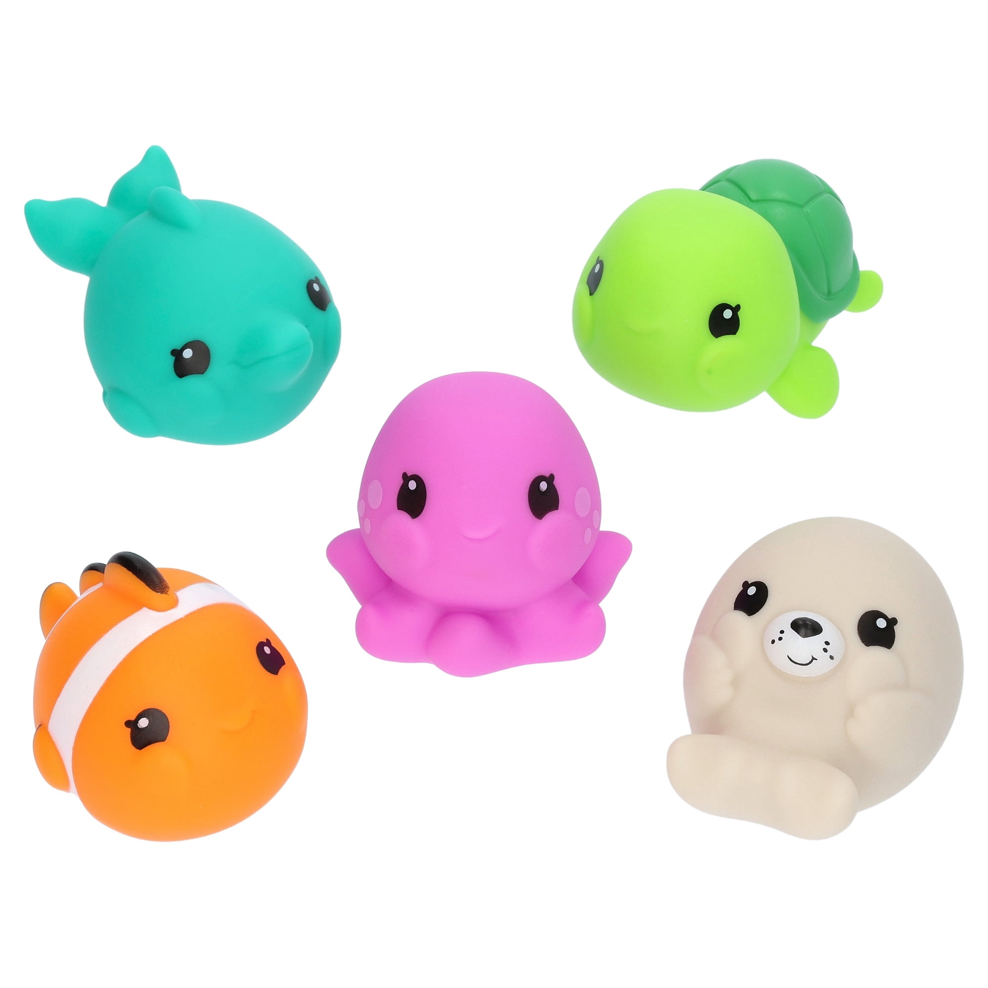 Spark.Create.Imagine Light-Up Animal Bath Toys, 5 Pieces