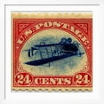 thumbnail image 2 of Art.com 24-cent Curtis Jenny Invert Stamp Art Print, White Frame Wall Art, 38" x 38", 2 of 5