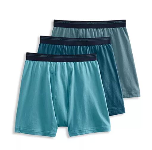 JOCKEY MEN'S PACK 3 - MESH TEAL GREEN - LARGE - UNDERWEAR BOXER BRIEFS ...