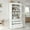 White, variant on Euroco 36x16.5x78inch Freestanding Kitchen Pantry Storage Cabinet,Multifunctional Cupboard with 3 Drawers,Adjustable Shelves and Power Outlet for Dining,Living Room,Natural