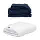 thumbnail image 1 of Cubrecolchón Matrimonial Cloud + Sabanas Softy Azul Marino, 1 of 7
