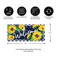 thumbnail image 5 of Evergreen Sunflower Welcome Sassafras Indoor Outdoor Switch Doormat 1'10"x10" Multicolored, 5 of 5
