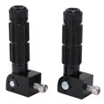 thumbnail image 4 of 1 Pair Universal Motorcycle Footrests Rear Set Footpegs with 8mm Mounting Bolts Replacement for Aprilla, 4 of 5