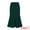 Green Blue, variant on Women's High Elastic Waist Fishtails Midi Skirts for Work S Black