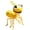 Yellow, variant on Dserhfy Large Ant Ornament Iron Decorative Ant Sculpture with Bright Colors Rust-Resistant Simulation Modeling for Garden Courtyard Lawn