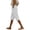White, variant on MLQIDK Linen Capri Pants for Women Linen Capri Pants Knee Length High Waisted Trendy Summer Knee Length Shorts Dressy Casual Linen Capris with Pockets White XL
