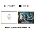 thumbnail image 2 of Glowing Naruto Art: Rin & Obito in Elegant Frame - Anime Night Light, 2 of 8