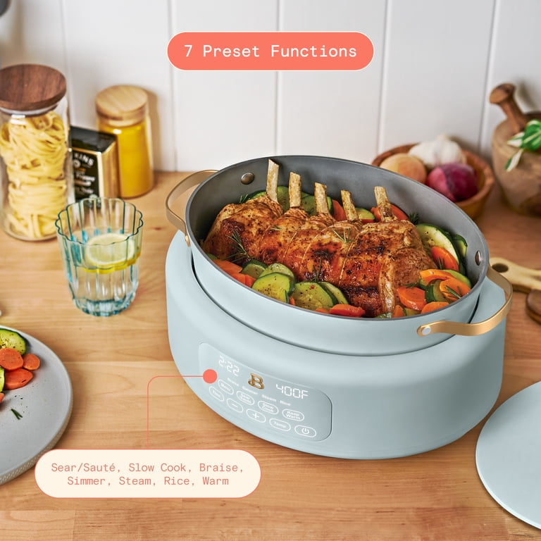 Beautiful 10-in-1, 6 Qt Electric Multi-Cooker with 7 Preset