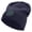 Navy, variant on 4 Leaf Clover Holiday Embroidered Big Size Superior Cotton Short Knit Beanie - White XL-3XL
