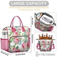thumbnail image 5 of Pioneer Flower Floral Print Pattern Womens Lunch Box for Work,Insulated Large Lunch Bag for Tween and Teen,Loncheras Para Mujer,Leakproof Adult Lunch Bag for Work,Beach,Travel,Picnic,Camping, 5 of 7