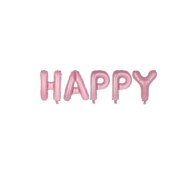 Ounissouiy Juego de FELIZ CUMPLEAÑOS Letras del alfabeto Globos de papel de aluminio Decoración de fiesta de cumpleaños Kits de decoración para fiestas No.01