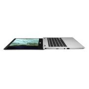 ASUS C423 Chromebook, 14 Intel Celeron N3350, 4GB RAM, 64GB eMMC, Chrome OS, Silver Metal, C423NA-WB04