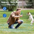 thumbnail image 3 of Handheld Ultrasonic Dog Deterrent with Whistle, Blue, 3 of 9
