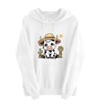 thumbnail image 2 of Aimik Womens Funny Cow Graphic Hoodies Sweatshirts Long Sleeve Pullover Tops with Drawstring Pockets Fall Loose Comfy Hoodied Tops, 2 of 6