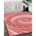 thumbnail image 2 of Ahgly Company Indoor Rectangle Patterned Pastel Pink Area Rugs, 2' x 3', 2 of 6