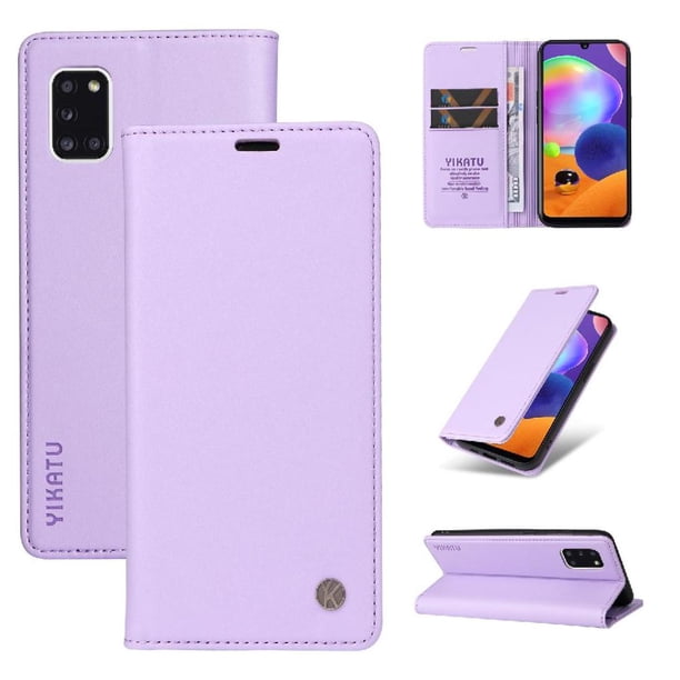 Funda para Samsung Galaxy A31 Estuche de Cuero PU Tipo Cartera con Ranuras para Tarjetas y Cierre Magnético