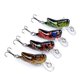 thumbnail image 2 of 4pcs Durable Plastic Lure Bait for Grass Carp & Carp Fishing – Hard Bait with Triple Hooks for, 2 of 4