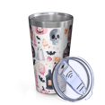 thumbnail image 2 of 16oz Tumblers Pastel Halloween Pattern Stainless Steel Vacuum Insulated Double Wall Travel Tumbler Cups Mug with Lid and Straw,Cleaning Brush for Coffee,Tea, 2 of 4