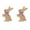C, variant on Lksixu Easter Decorations Wooden Bunny Ornament for Easter Festive Decoration MDF with Realistic Grain Ribbon Bow Tie Lightweight And Ideal for Home Or Table Decor Spring Decor for Party Holiday