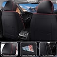 thumbnail image 4 of Car Seat Cover for Hyundai Santa fe 2026, Red Car Seat Covers, Faux Leather 5 Seats Full Set Scratch Resistant Suitable for All Seasons, Suitable for 5-seater cars only, Protect Car Seats, 4 of 7