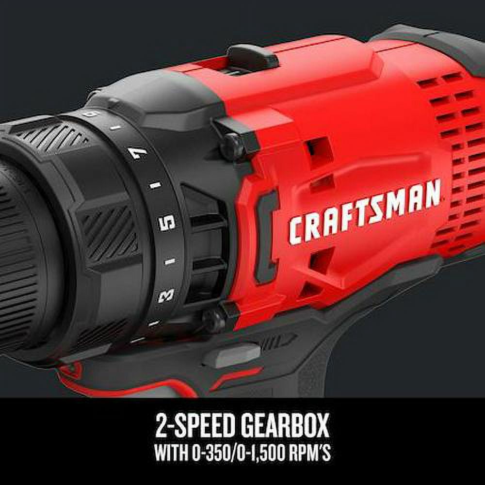 Craftsman V20 Cordless 1/2 in Drill/Driver Kit