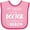 Pink and Fuchsia, variant on Inktastic My Daddy is a Doctor and a Hero Boys or Girls Baby Bib