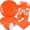Orange, variant on Silver Paper Plates and Napkins Party Supplies, White and Silver Plates Serve 24, 168Pcs Silver Party Decorations for Wedding Bachelorette First Communion Graduation Party