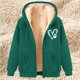 thumbnail image 1 of Chaqueta deportiva informal con capucha y manga larga para mujer, de lana estampada, con capucha y estampado, informal y a la moda., 1 of 4