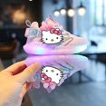 thumbnail image 2 of Sanrio children's cartoon hello kitty boys girls non-slip soft Light up casual shoes sports shoes student running shoes LED Fivean unisex, 2 of 2