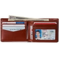 thumbnail image 4 of Alpine Swiss Wallet for Men Nolan Commuter Bifold Dual ID Windows for License Work Badge RFID Protection Divided Bill Section Gift Boxed, 4 of 7