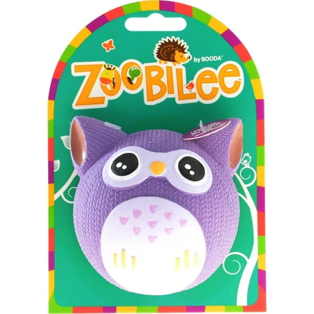 UPC: 0029695319945 | Petmate Booda Zoobilee Latex Owl Fetch Balls Dog Toy – 1 Count