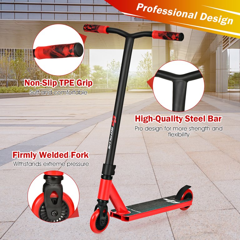 Trottinette freestyle - KESSER - Direction à 360° - Pliable - Roues 100