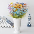 thumbnail image 3 of Gwong Decoración hogareña 5pcs Flor artificial Marguerite Party Supplies Faux Silk Flower Flor Pots Simulated Bouquet para el hogar Gwong 21065629, 3 of 6