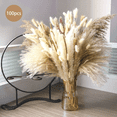 thumbnail image 2 of Plantas Decorativas 100pcs Pampas Secas Flores Artificiales Xtellar amarillo, 2 of 3