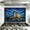Color 2, variant on Kitchen Backsplash Peel and Stick Wall Murals Nautical Lighthouse Stained Glass Artwork Removable Mural 35.4"W x 23.6"H, Oil Proof Vinyl Wallpaper for Fireplace & Behind Stove