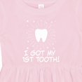 thumbnail image 4 of Inktastic I Got My First Tooth Announcement Girls Baby Dress, 4 of 5