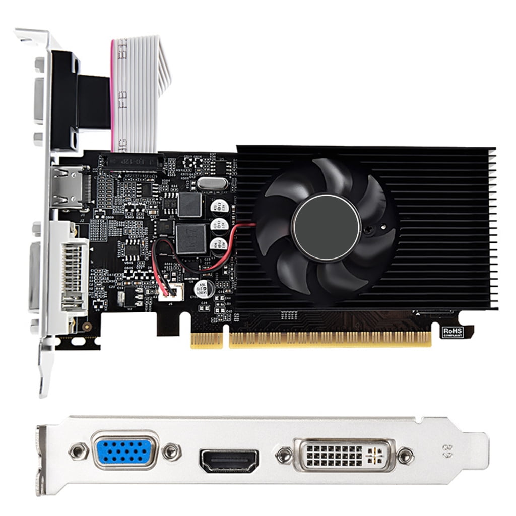 4GB DDR3 GT730 Computer GPU Video Card for Office Work and Casual Gaming