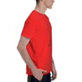 thumbnail image 3 of T-Shirt à Manches Courtes de Base pour Hommes de la Mode des Jeux Sportifs de Paris 2024 Rouge 4TG, 3 of 5