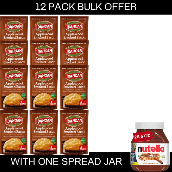 Idahoan Applewood Smoked Bacon Mashed Potatoes Side Dish, 4 oz