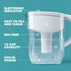 thumbnail image 3 of Jarra de agua Brita Standard Everyday con filtro, blanco, grande de 10 tazas, 1 unidad, 3 of 3