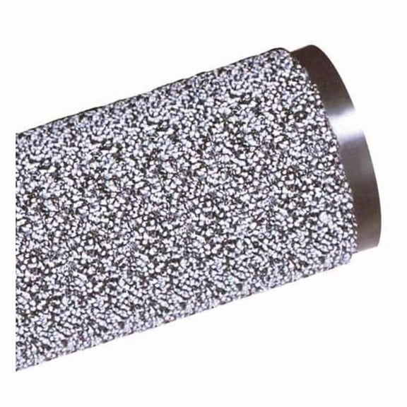 Entrance Mat, Polypropylene, 3/8 in Thick, Gray, 4 ft W x 8 ft L