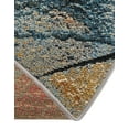 thumbnail image 2 of Unique Loom Outdoor Modern Collection Area Rug - Zephyr (4' 1" Round Multi/Brown), 2 of 8