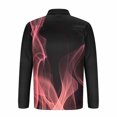 thumbnail image 5 of Blusa y camisa de manga larga con cuello vuelto para hombre, jersey con solapa a cuadros, a rayas y cremallera, manga corta, deportiva, de manga corta, con solapa, blusa de poliéster para hombre, 5 of 5
