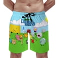 thumbnail image 5 of Battle for Dream Island BFDI Mens Board Shorts Quick Dry Swim Trunk Lightweight Soft Swimsuit Bathing Suit for Boys L, 5 of 8