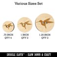 thumbnail image 2 of Hummingbird Silhouette Wood Buttons for Crochet Knitting Sewing DIY Craft - Various Sizes (8pcs), 2 of 7
